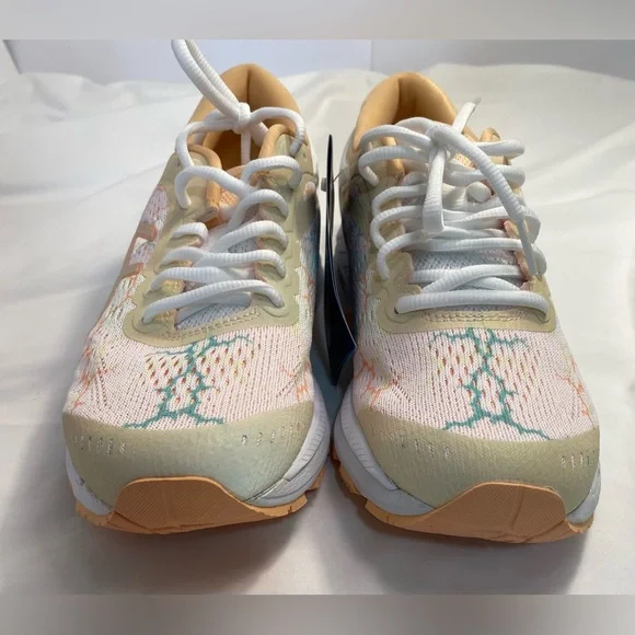 NIB ASICS Gel Kayano 24 Lite Show white/apricot ice sz 8 NWT - Picture 13 of 16